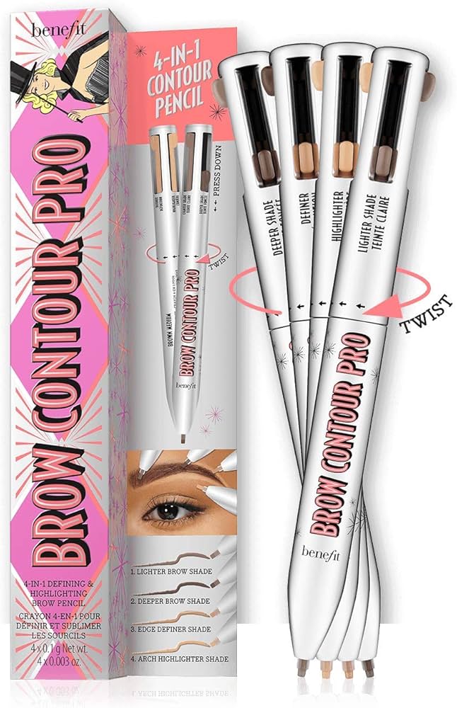 BENEFIT BROW CONTOUR PRO 4IN1 BROWN MEDIUM